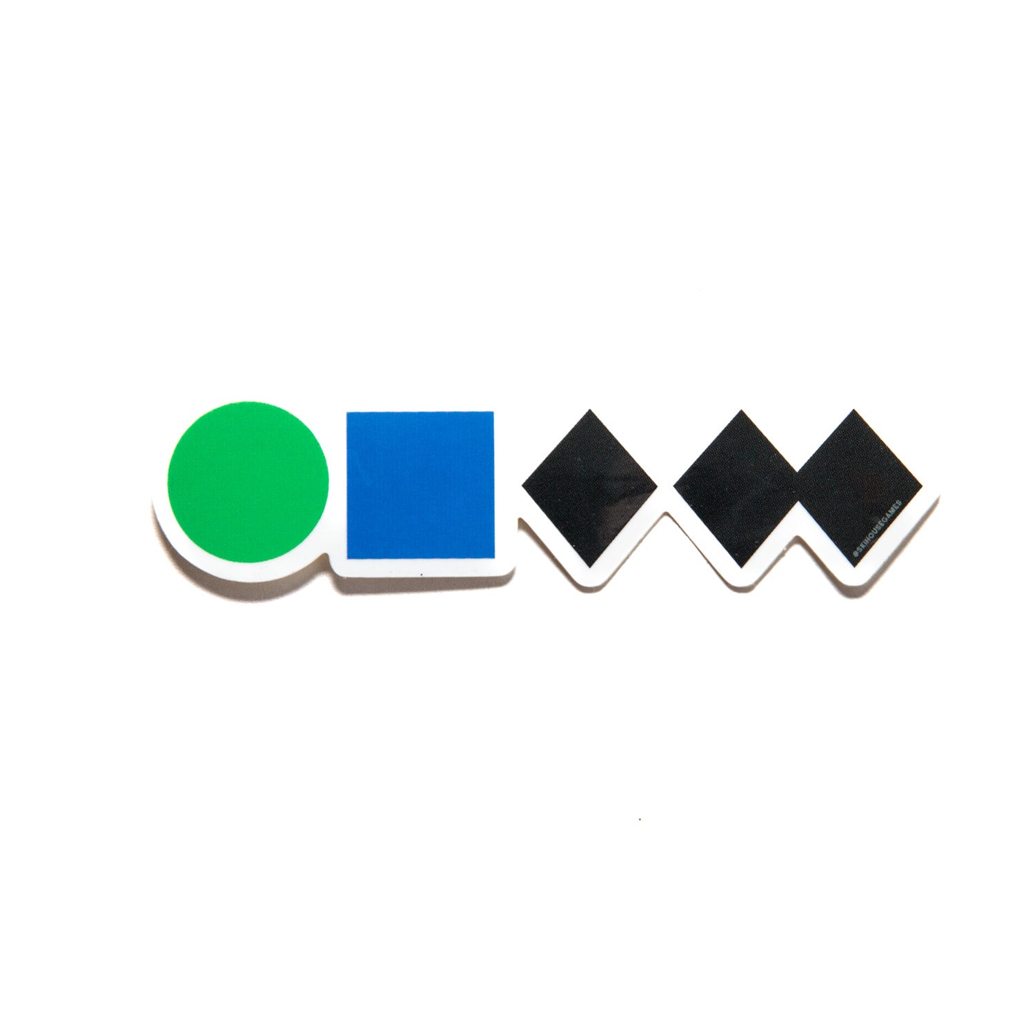 Ski Trail Signs Vinyl Sticker