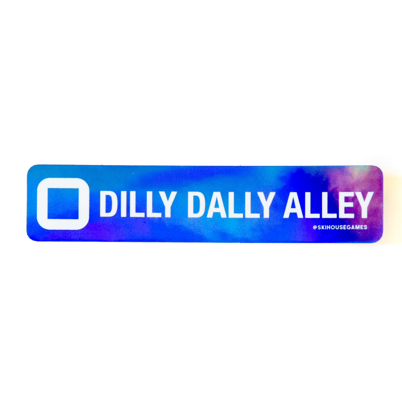 Dilly Dally Alley Holographic Sticker