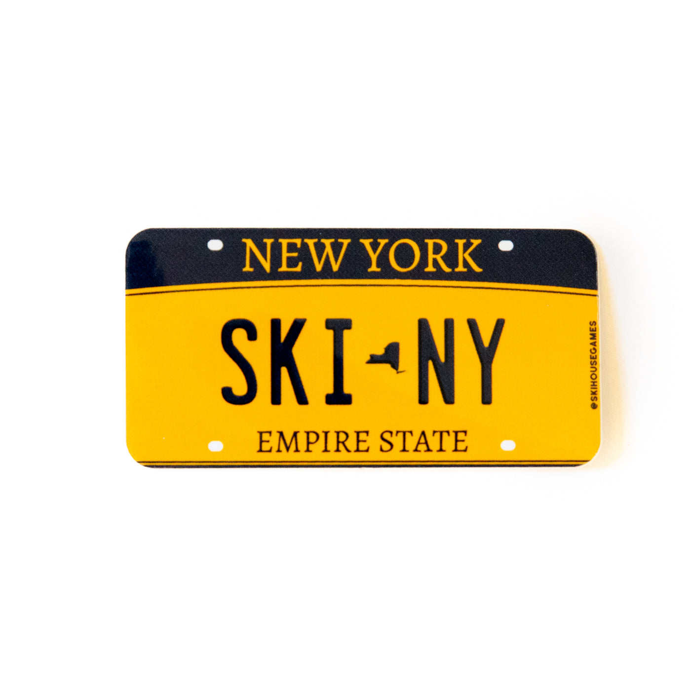 Ski NY - New York License Plate Sticker