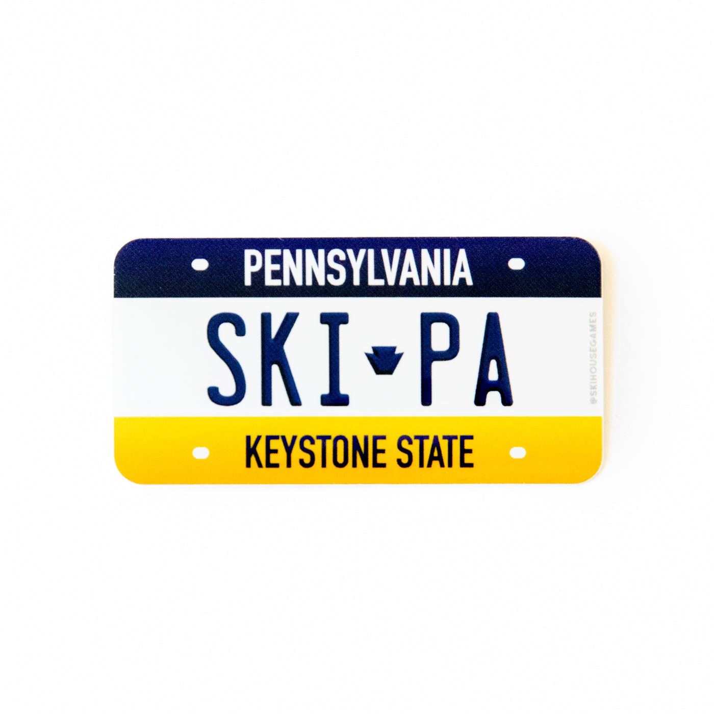 Ski PA - Pennsylvania License Plate Sticker