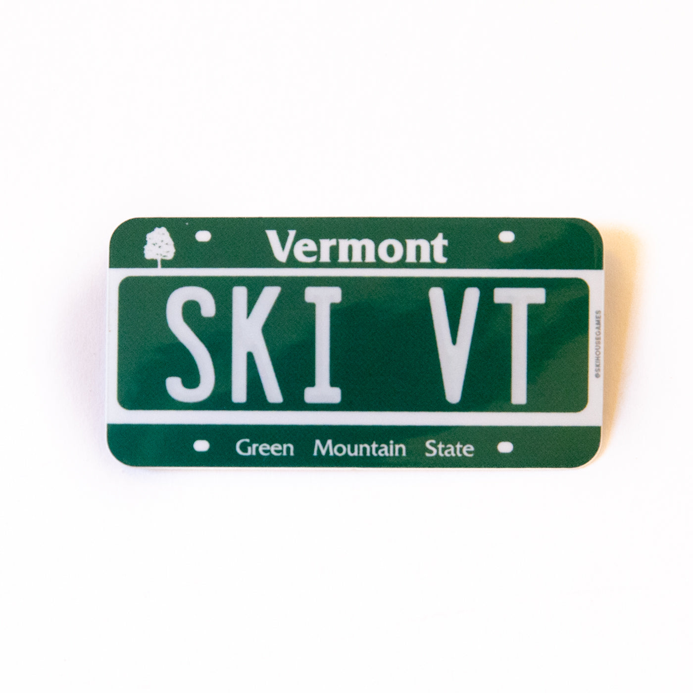 Ski VT - Vermont License Plate Sticker