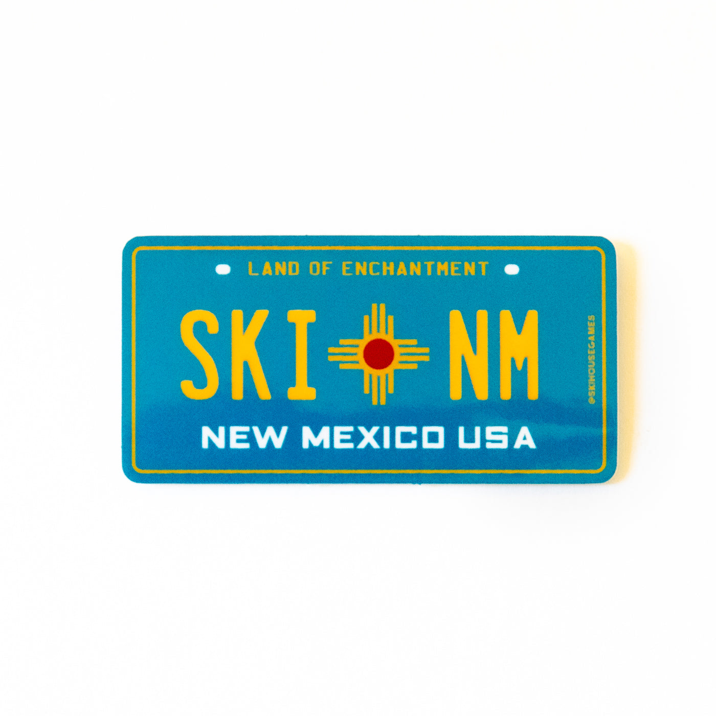 Ski NM - New Mexico License Plate Sticker