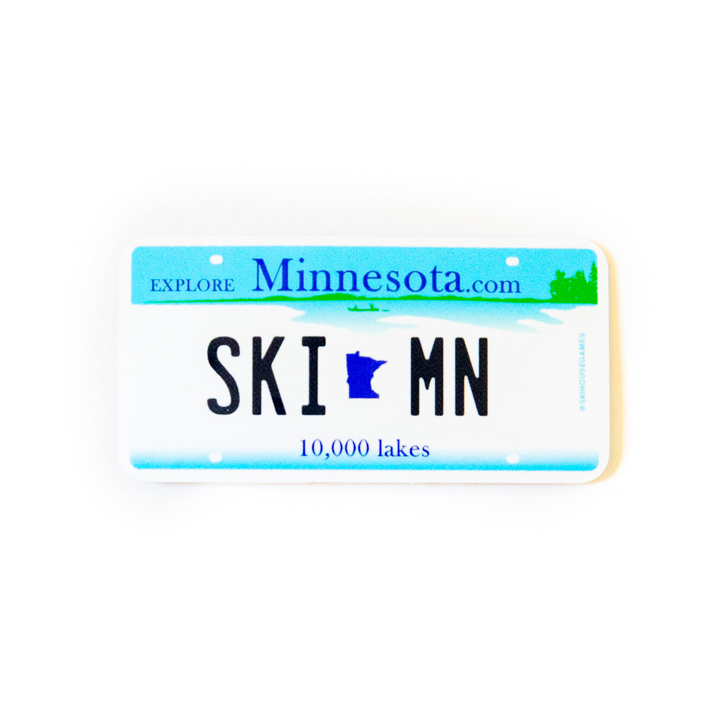 Ski MN - Minnesota License Plate Sticker