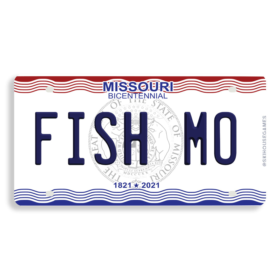 Fish MO - Missouri Fish License Plate Sticker