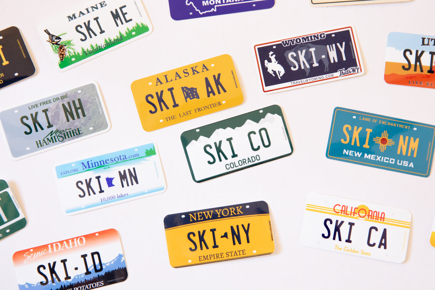 Ski MN - Minnesota License Plate Sticker