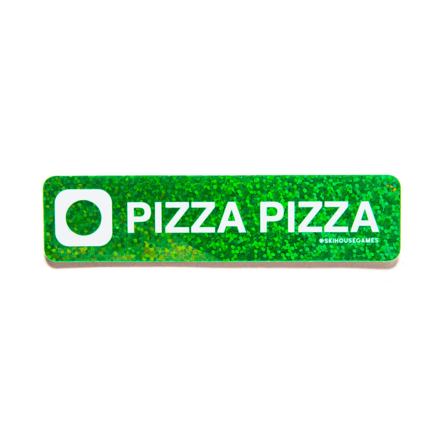 Pizza Pizza Glitter Sticker