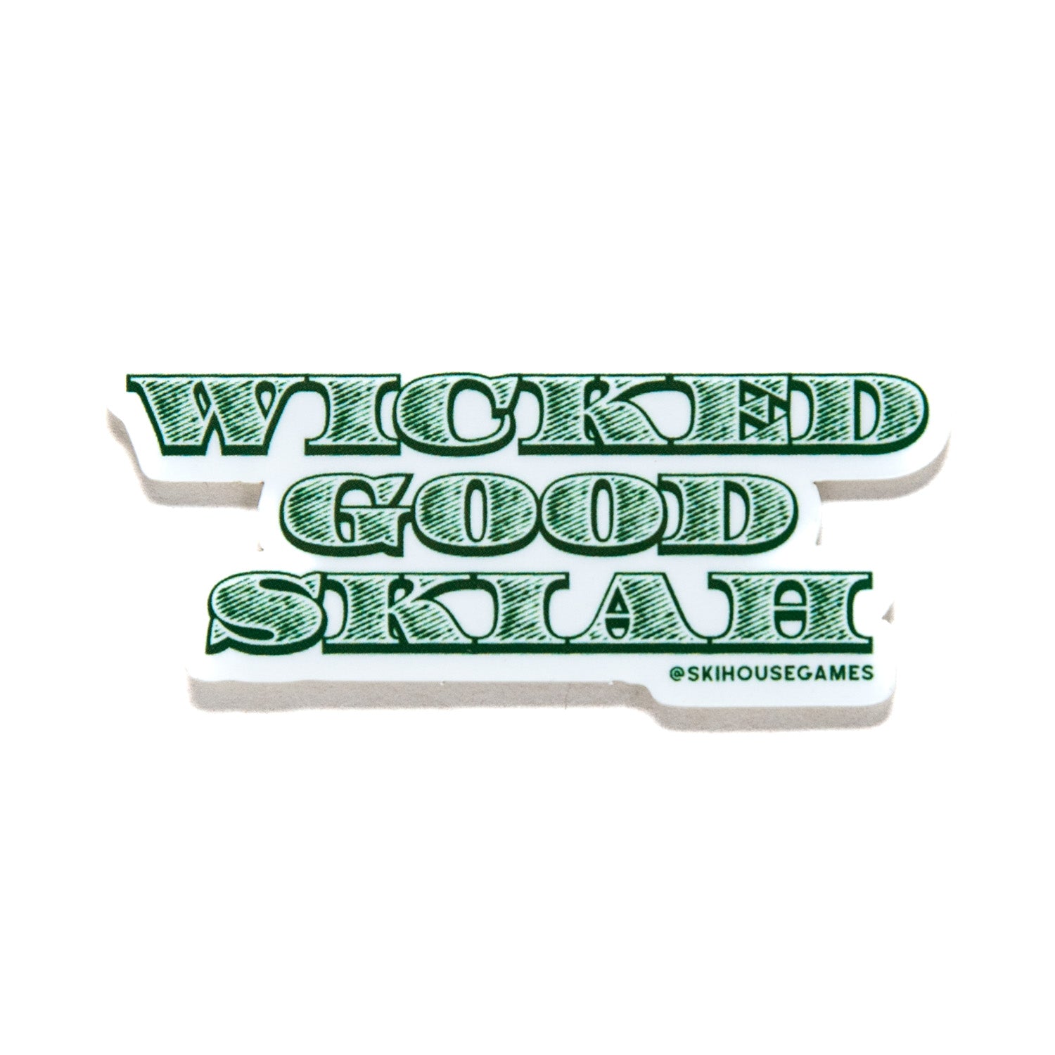 Wicked Good Skiah Holographic Sticker