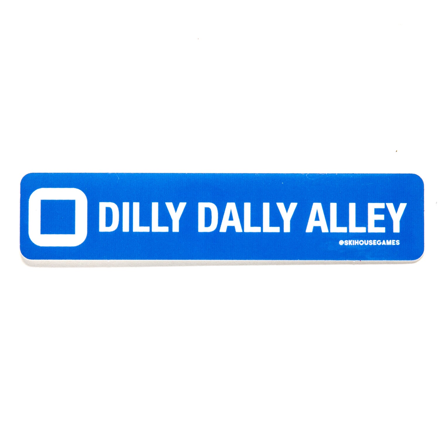 Dilly Dally Alley Vinyl Sticker