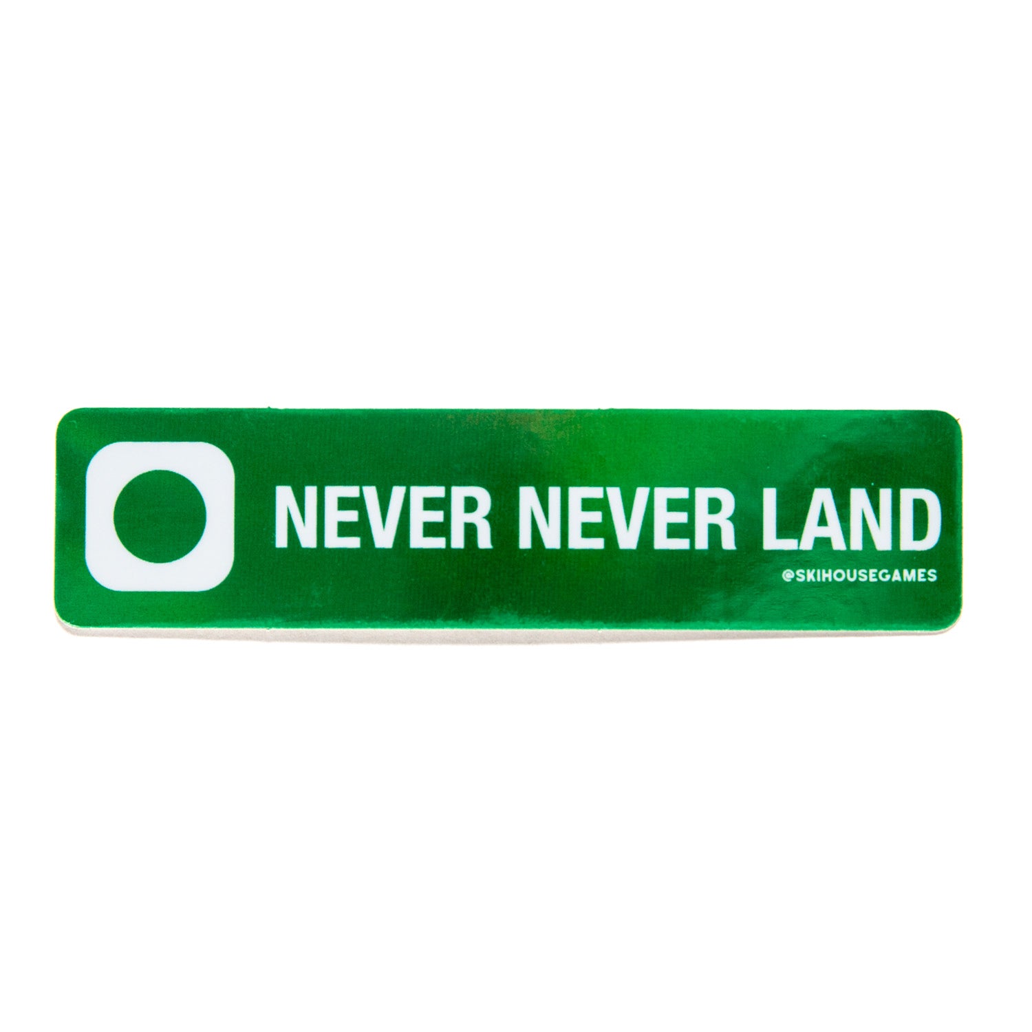 Never Never Land Holographic Sticker