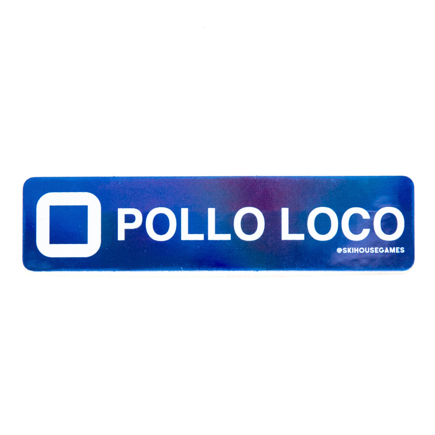 Pollo Loco Holographic Sticker