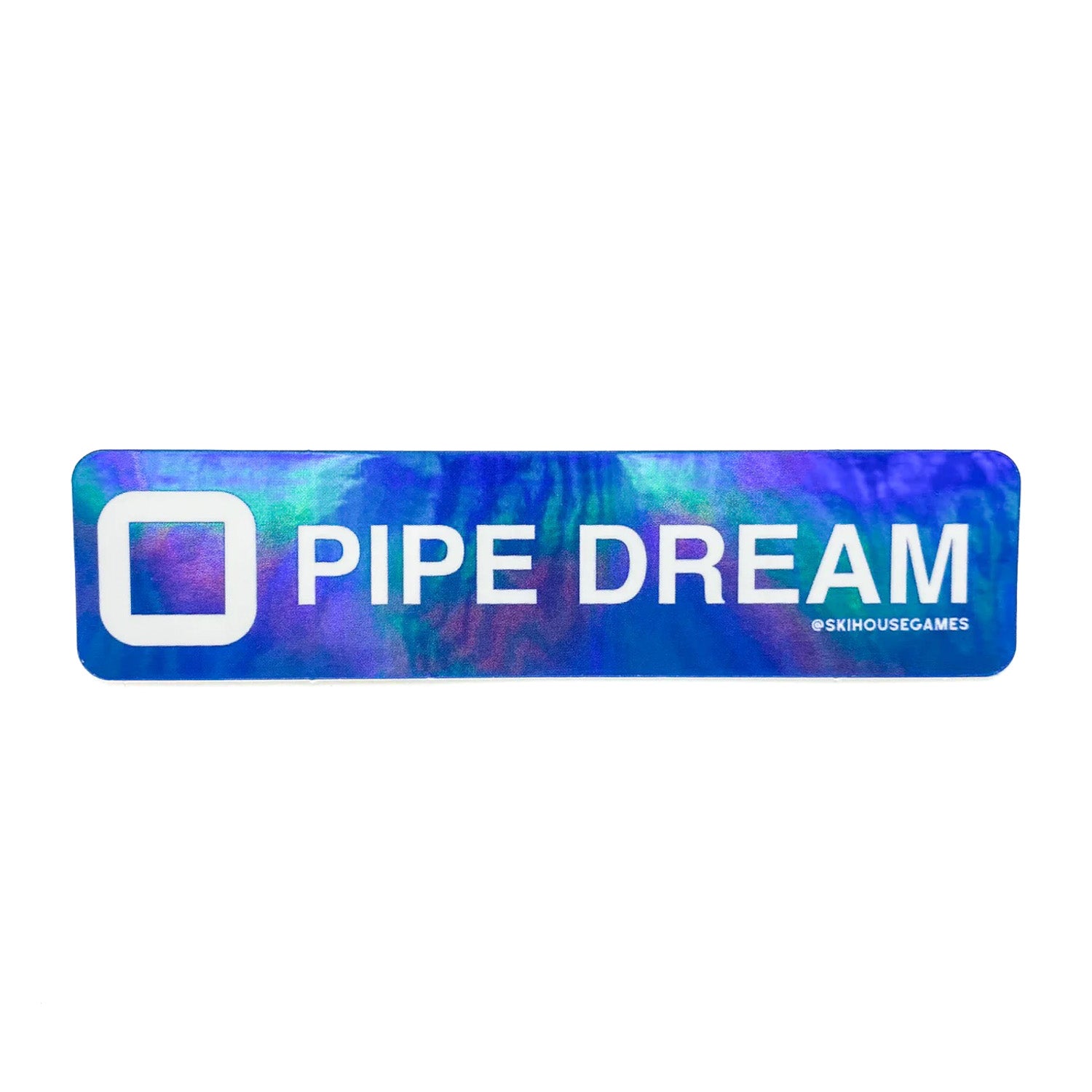 Pipe Dream Holographic Sticker
