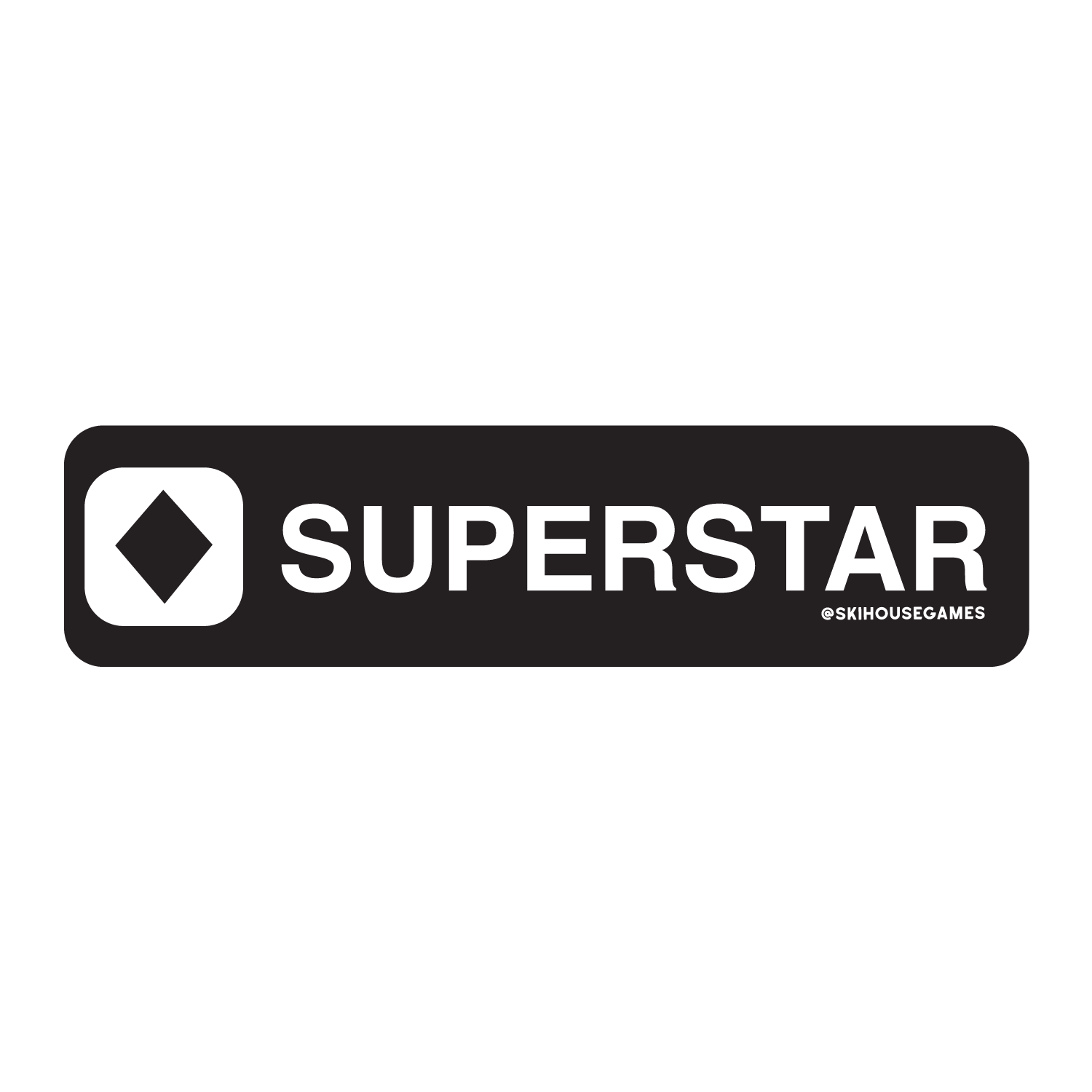 Superstar Holographic Sticker